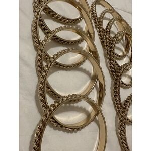 Women's Bangle Bracelet Set Gold‎ Tone Costume Jewelry Bollywood Style 6